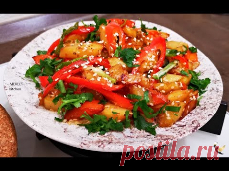 Жарим картошку &quot;по-индийски&quot; быстро и без хлопот, а главное вкусно. Простой и быстрый рецепт | Рекомендательная система Пульс Mail.ru