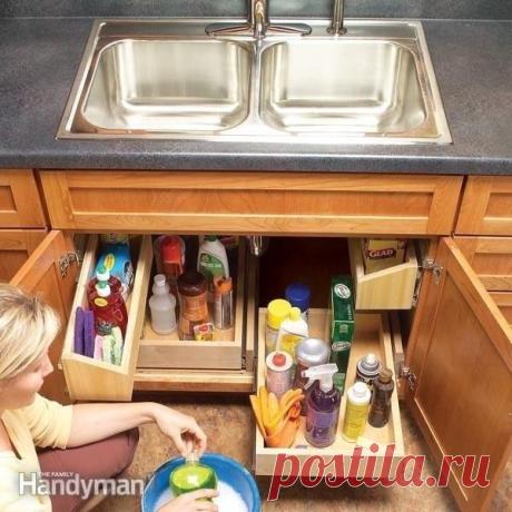 30 умных способов обустроить маленькую кухню