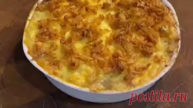 Жульен с курицей и грибами