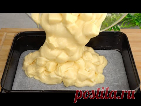 Яблочный пирог, тающий во рту! Все ищут этот рецепт! вкусно и быстро