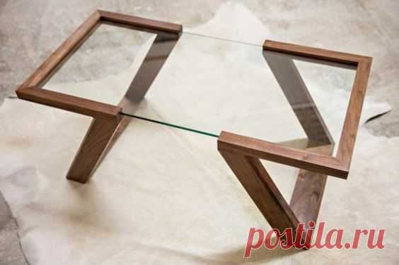 La table basse bois et verre en 43 photos d'intérieur!