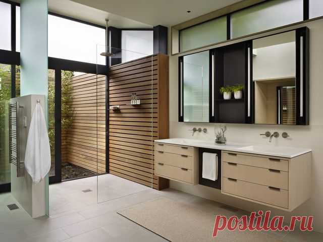 Hillside Modern - Modern - Bathroom - seattle - by DeForest Architects