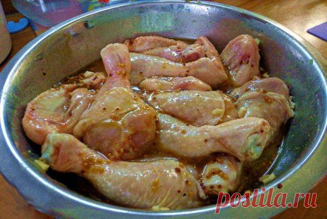 Маринад для шашлыка из курицы с горчицей — Домашняя кулинария
