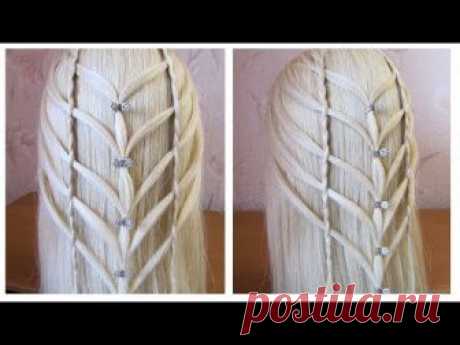 Coiffure facile et rapide cheveux mi long/long 🌸 Easy hairstyle for long/medium hair