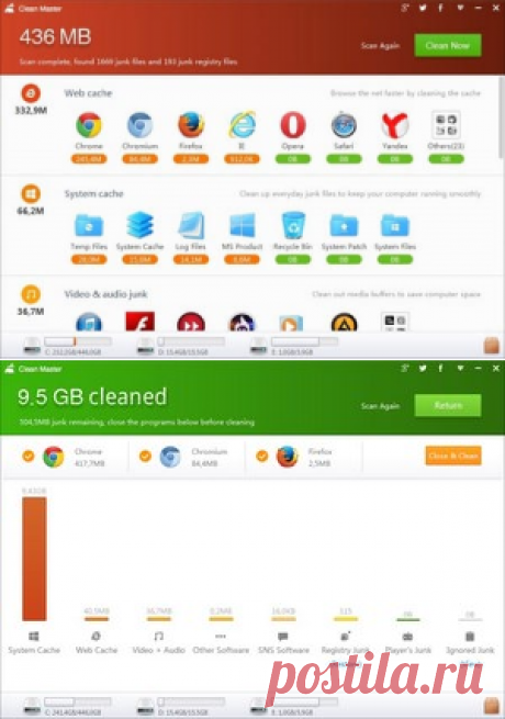 Скачать Clean Master бесплатно для Windows 7/8/10/XP/Vista, Android 5.0+