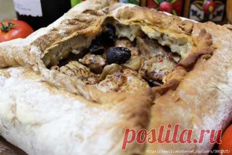 Курица запечённая в хлебе - совершенно необычно, сытно, очень вкусное, очень соблазнительно и аппетитно