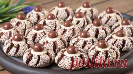 ПРОЩЕ ПРОСТОГО! КРАСИВОЕ ПЕЧЕНЬЕ! ПРОСТО ПОДАРОК! Рецепт Печенья К ЧАЮ!