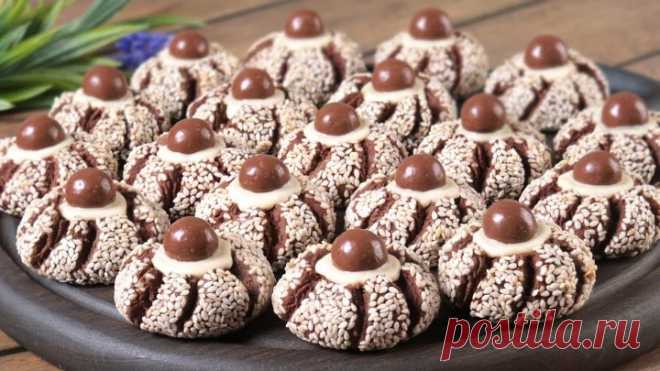 ПРОЩЕ ПРОСТОГО! КРАСИВОЕ ПЕЧЕНЬЕ! ПРОСТО ПОДАРОК! Рецепт Печенья К ЧАЮ!