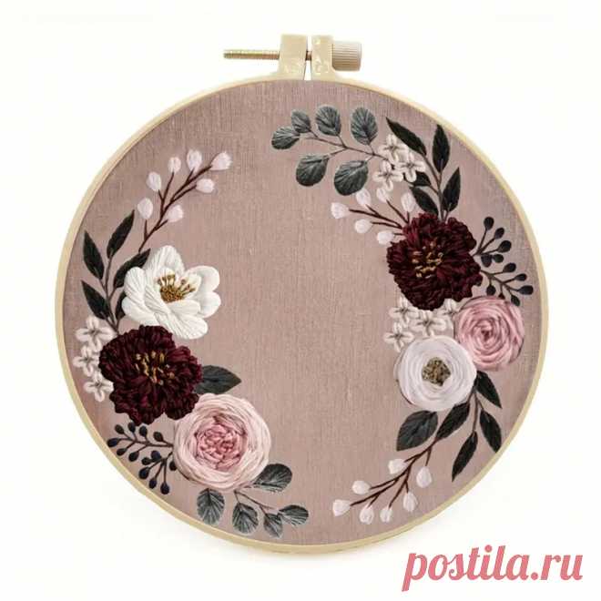 1 компл. Набор для вышивания ретро венка набор для вышивания - Temu Moldova