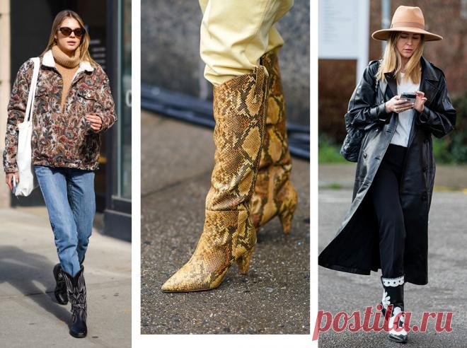 С чем носить ковбойские сапоги: на каждый день, в офис и на вечеринку | Люблю Себя