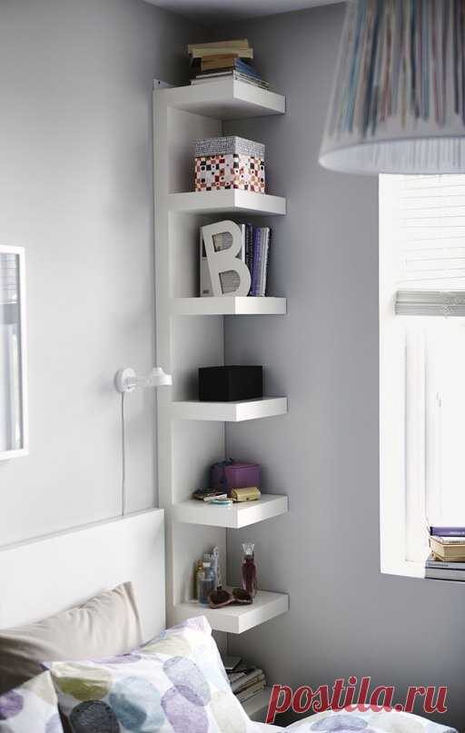 Идеи угловых полок — DIYIdeas