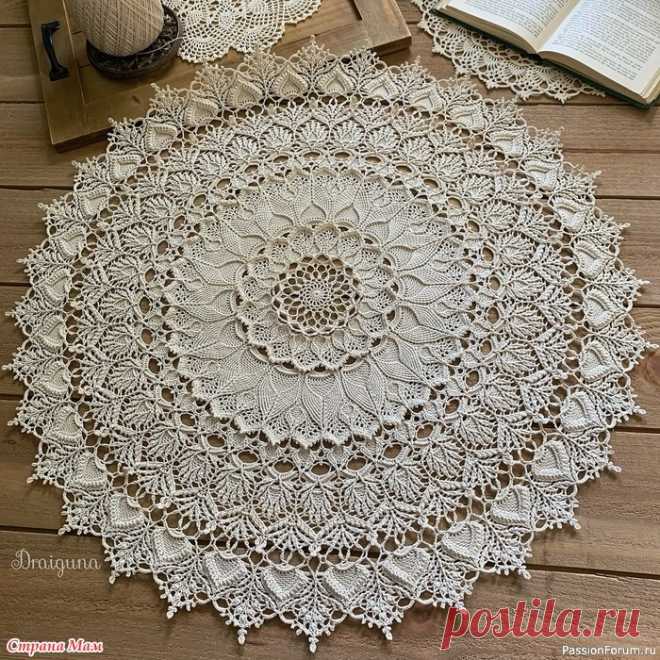 Интересная салфетка | Вязаные крючком аксессуары
Это ссылка на 1-ю часть, в ней найдете ссылки на другие 4 части. Полное описание состоит из 5 частей.
Источник: https://www.draiguna.com/2018/10/arcanoweave-part-1.html