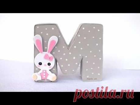 How to make 3D cardboard LETTERS