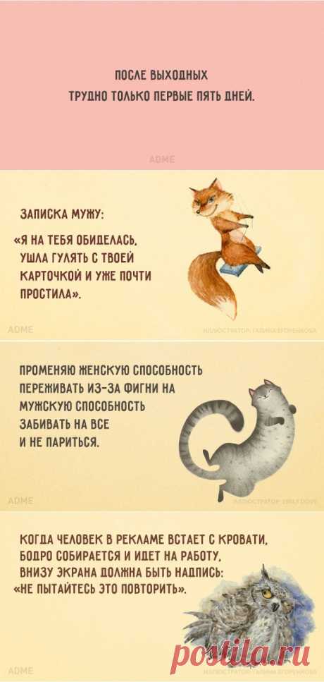 20 открыток, заряженных сарказмом