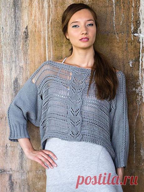 Вязание джемпера Burkina