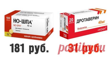 Дешевые аналоги дорогих лекарств / Будьте здоровы