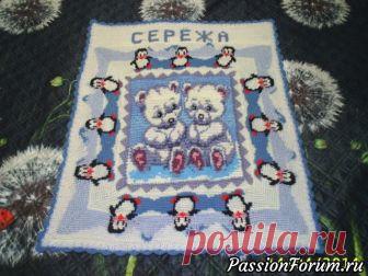Детские пледы (именные) - запись пользователя бабуля (Галина) в сообществе Вязание крючком в категории Вязаные крючком аксессуары
