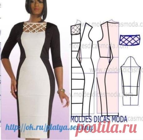 Моделирование #выкройка #идеи #мода #моделирование #платья #поделки #рукоделие #шитье