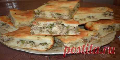 Рыбный пирог на скорую руку.