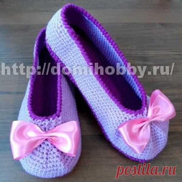Как связать балетки