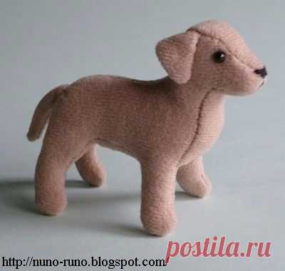 Шьем собачку - Далматина. Выкройка и мк