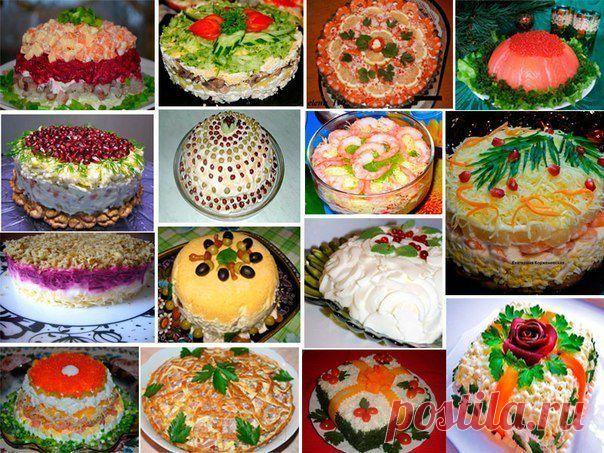 🎄 Салаты на праздничный стол в обязательном порядке готовит каждая | Идеи для творчества и подарков своими руками