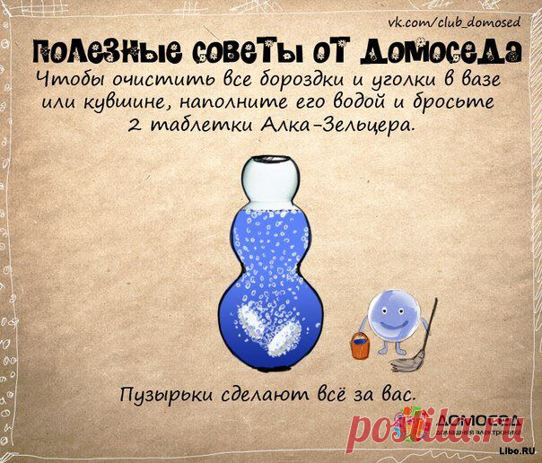 Как почистить вазу