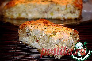 Греческий деревенский пирог с курицей - кулинарный рецепт