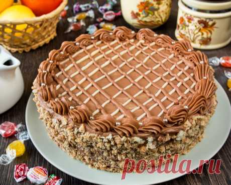 Киевский торт по ГОСТу - Пошаговый рецепт с фото | Выпечка | Вкусный блог - рецепты под настроение