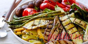 МАРИНОВАННЫЕ ОВОЩИ ПРИГОТОВЛЕННЫЕ НА МАНГАЛЕ