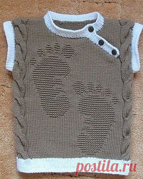 Узор спицами