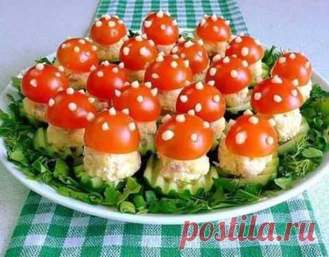 Закуска "Мухомор" | Домашняя кулинария