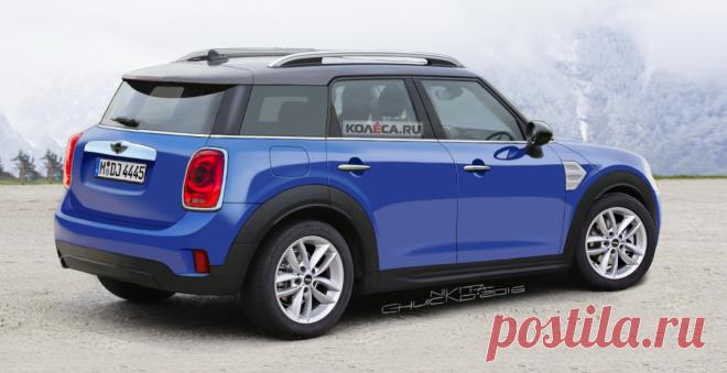 Представлен независимый рендер нового кроссовера Mini Countryman - UINCAR