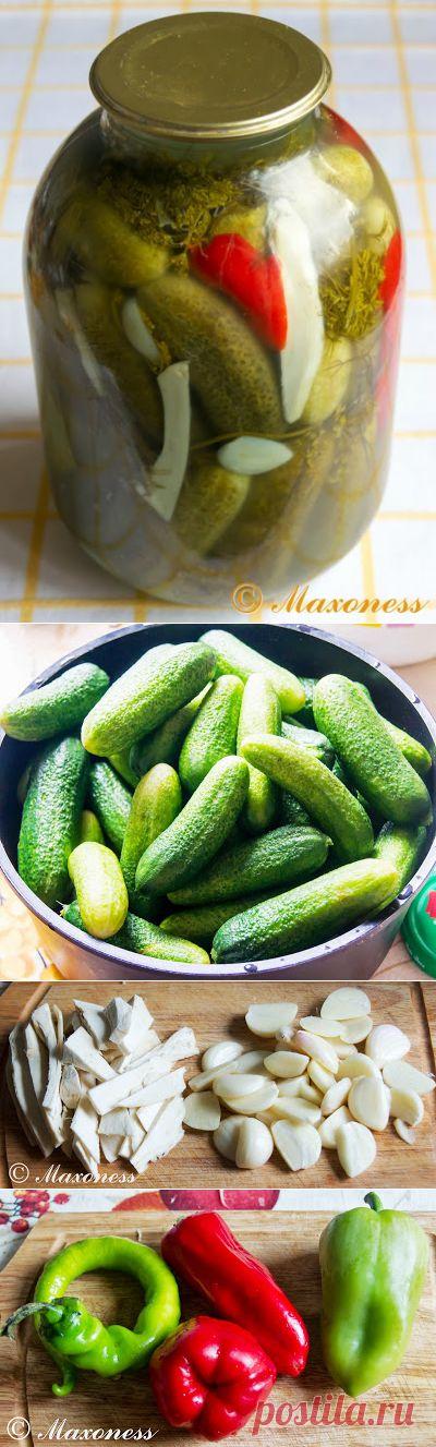 Солёные огурцы по дедушкиному рецепту. :)