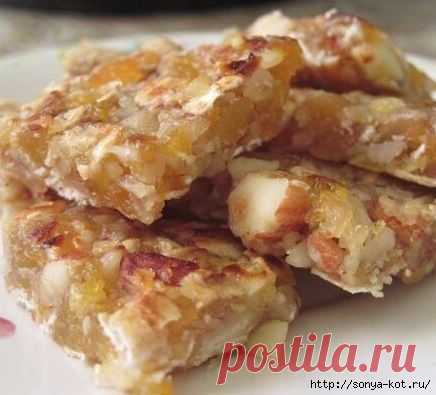 Лимонные батончики