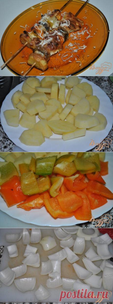 Овощные шашлычки