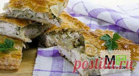 Пирог с курицей и картофелем - кулинарный рецепт. Миллион Меню