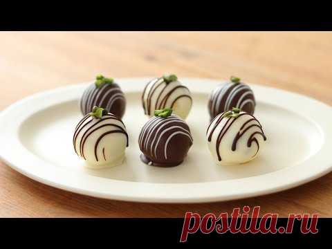クリームチーズ・チョコトリュフのレシピ[ほぼフルバージョン]Cream Cheese Chocolate Truffles｜HidaMari Cooking
