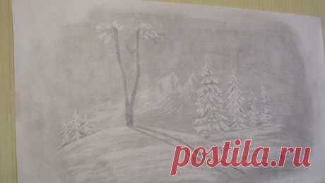 Зима, работа Рашкована Александра