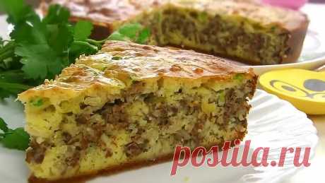 Бюджетный вкусный пирог с печенью и рисом