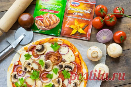 Вкусный домашний рецепт пиццы