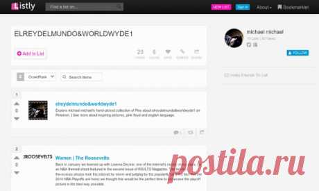 ELREYDELMUNDO&WORLDWYDE1 | A Listly List | Pearltrees