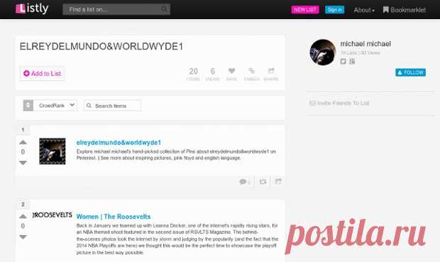ELREYDELMUNDO&WORLDWYDE1 | A Listly List | Pearltrees