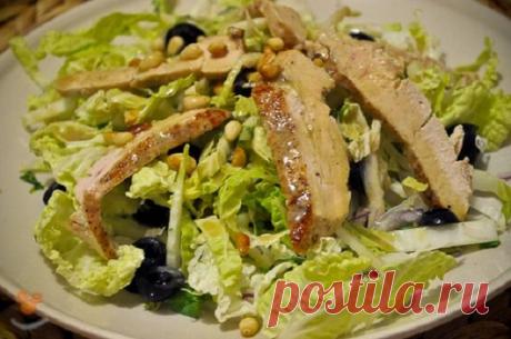 Диетический салат из пекинской капусты с овощами и грудкой - Стильные советы