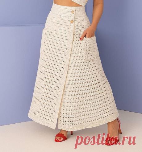 Юбка крючком