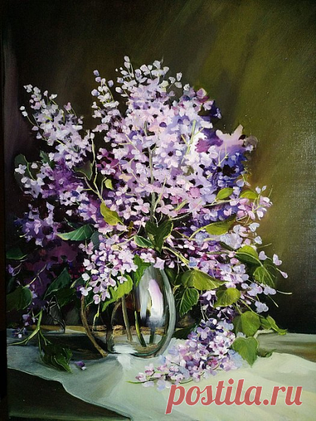 Сирень -весна ~ Лиана Окрошиашвили(Нерсесян) | Артклуб Gallerix