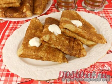 Дрожжевые блины из ржаной муки: 8 фото в рецепте