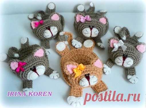 Котики подставки под кружки