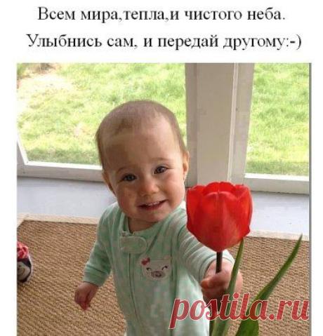 улыбнись и передай другому
