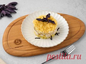 Салат «Марго» с курицей и сыром – пошаговый рецепт приготовления с фото